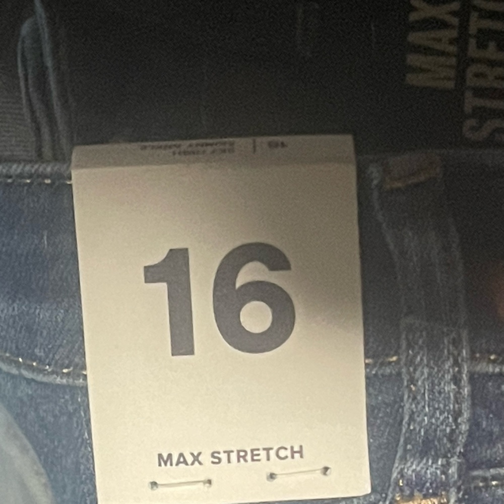 🆕 RESERVED XMS Gap Kids Girls Sky High Distressed Skinny Jeans with Washwell 16 - Picture 9 of 13